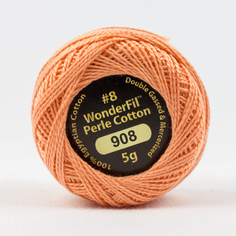 Wonderfil Eleganza Perle Cotton - Grape Fruit (EZ908)