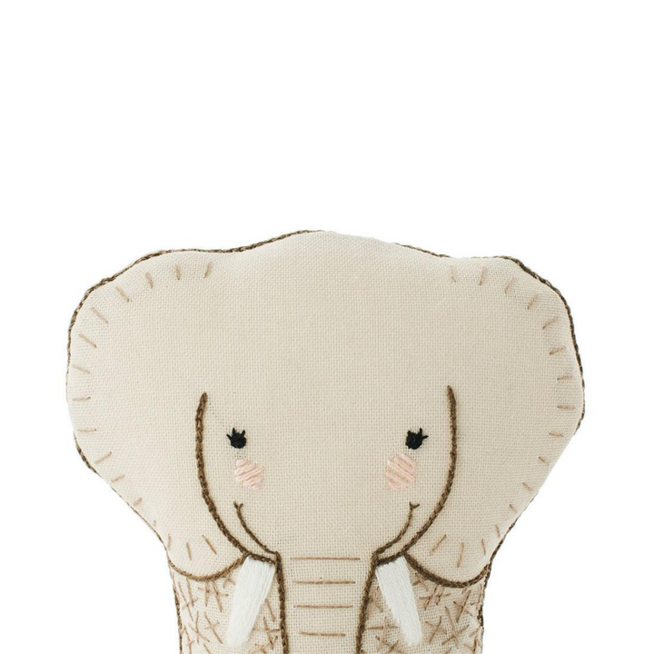 Elephant Plushie Embroidery Kit by Kiriki Press Embroidery Kit - Snuggly Monkey