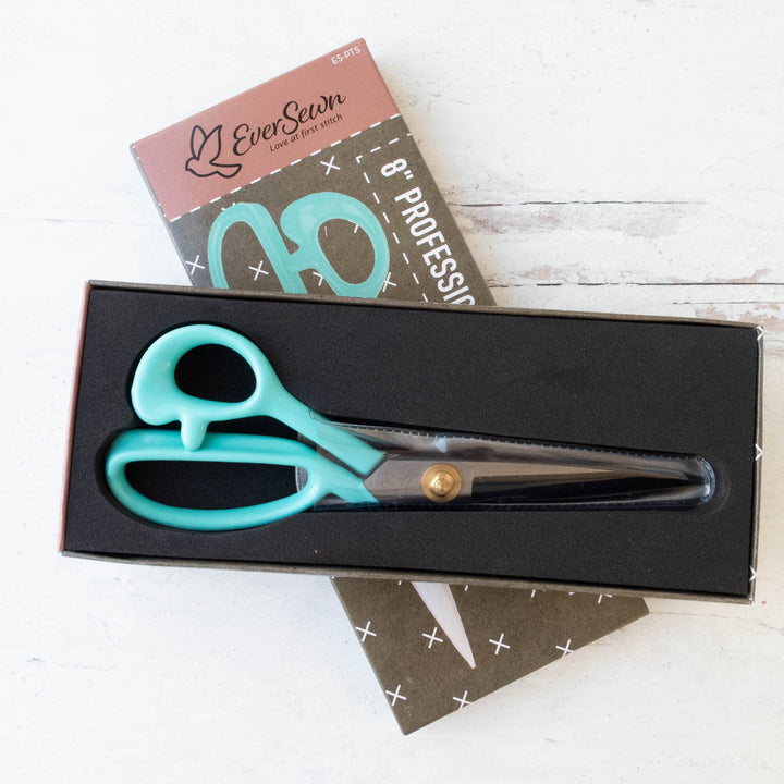 8" Professional Teal Tailor Scissors