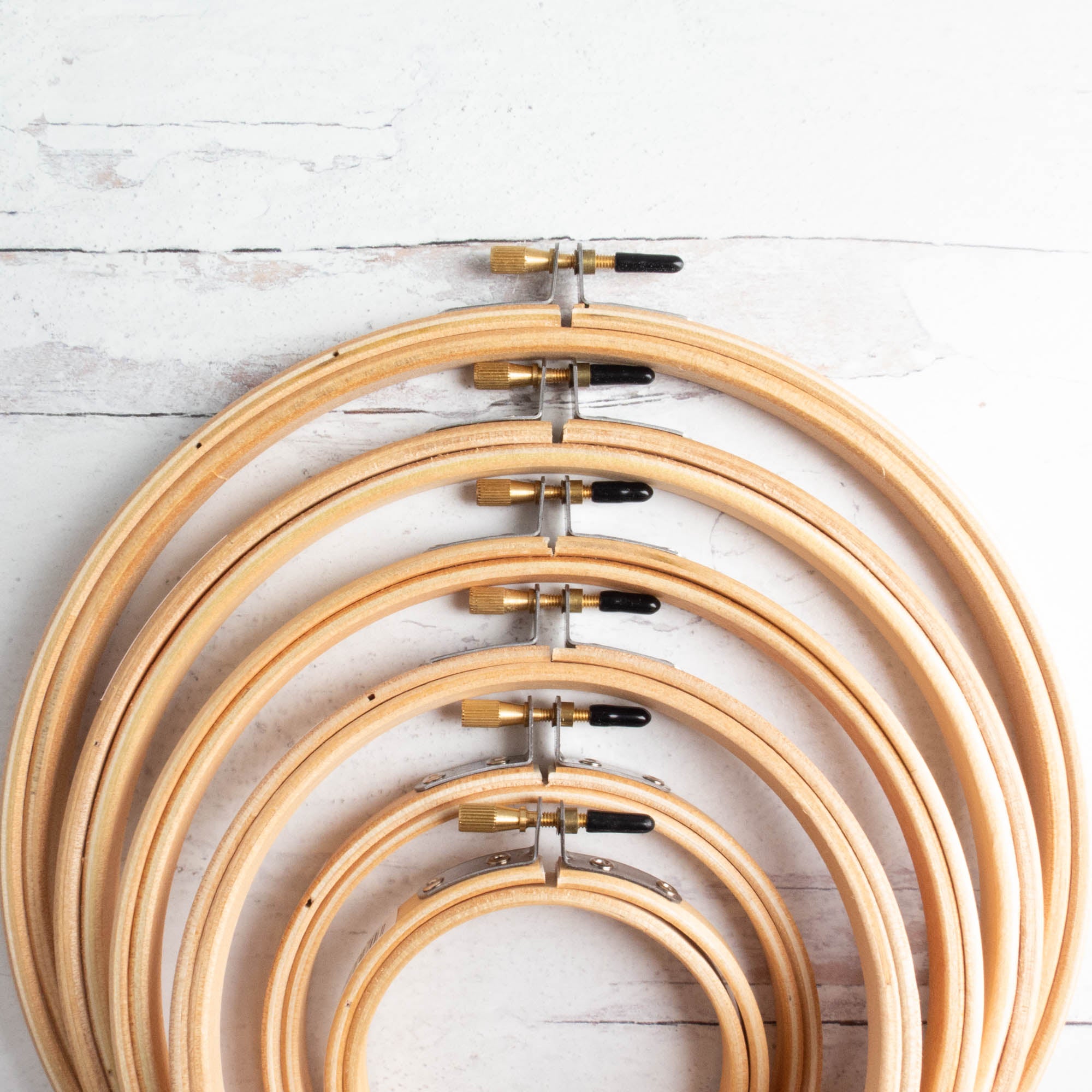 Hardwood Beech Embroidery Hoops (8mm deep) – Snuggly Monkey