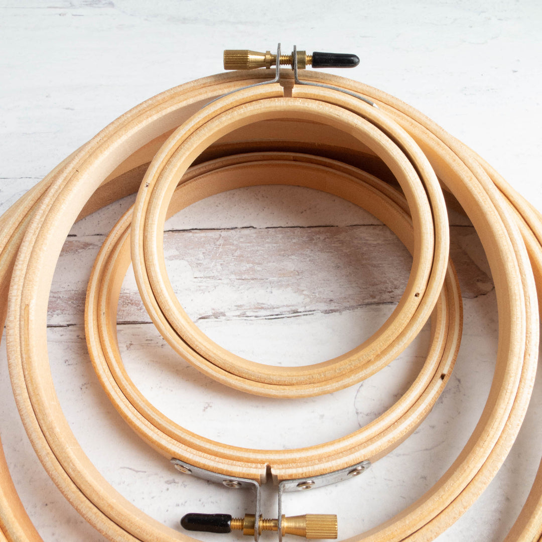 Hardwood Beech Embroidery Hoops (8mm deep)