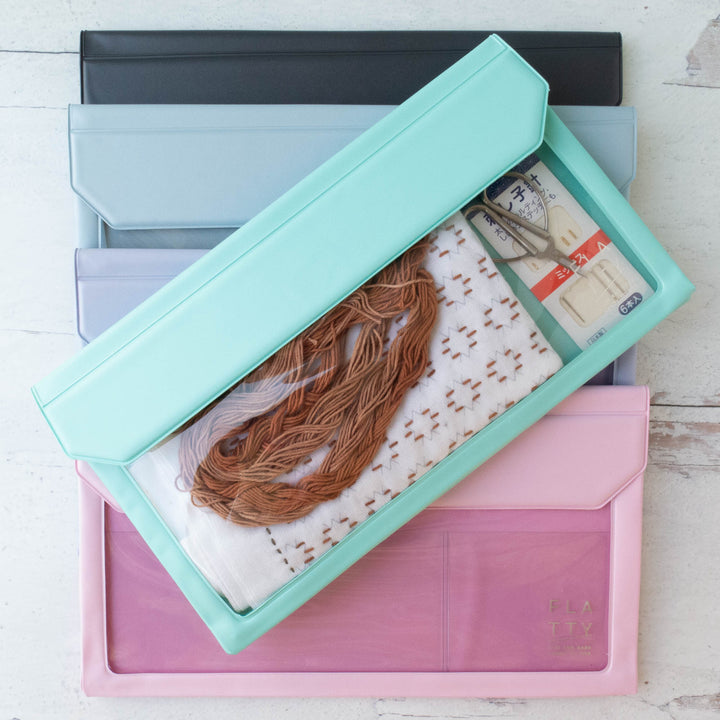 FLATTY Project Bag & Storage Pouch (Small) - Spring Colors