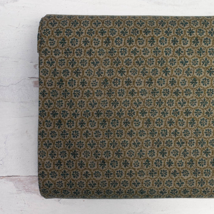 Nara Homespun :: Floral Hexies (NHSD14)