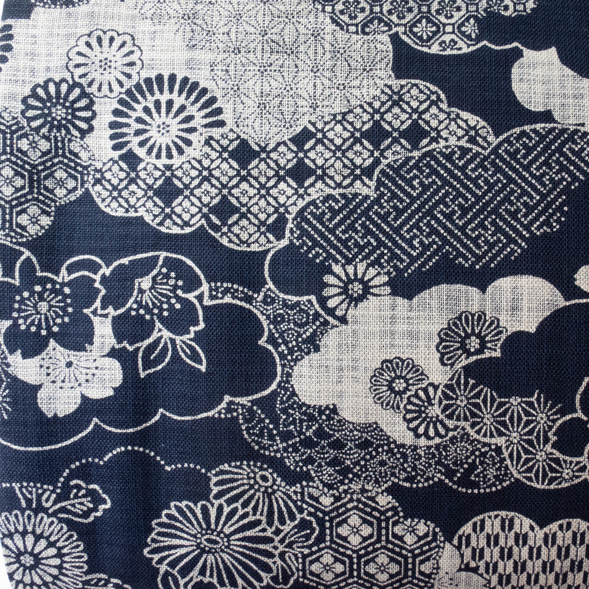 Sevenberry Nara Homespun Indigo Clouds Snuggly Monkey