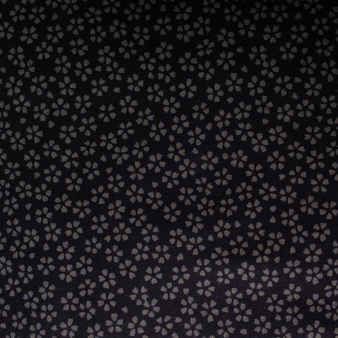 Sevenberry Kasuri : Cherry Blossoms Ink Blue (SK22D114)