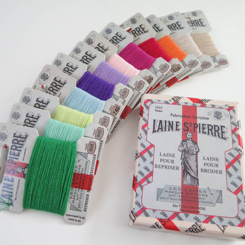 Laine St. Pierre Wool Thread Set - Modern Colors Floss - Snuggly Monkey