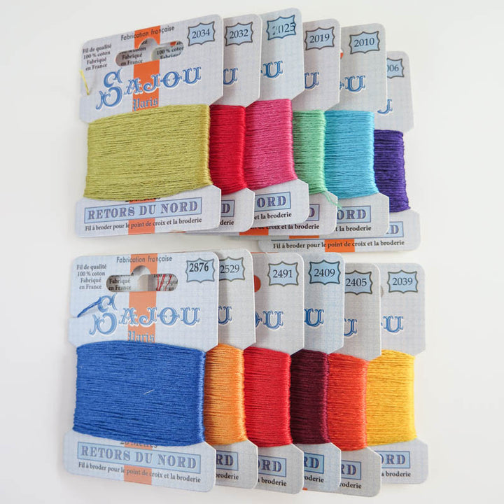 Retors de Nord Embroidery Floss Kit - Modern Colors Floss - Snuggly Monkey
