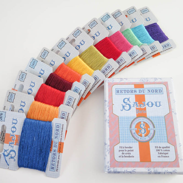 Retors de Nord Embroidery Floss Kit - Modern Colors Floss - Snuggly Monkey