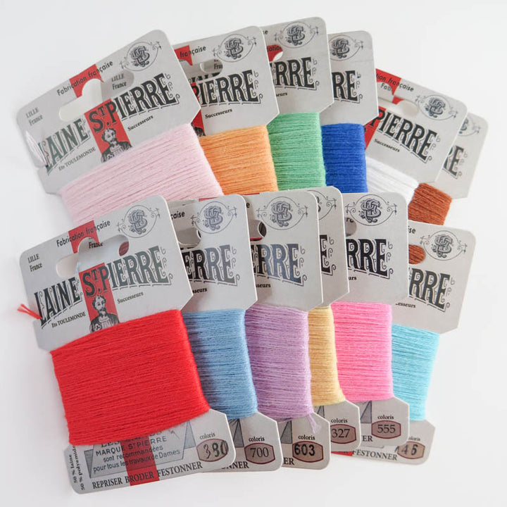 Laine St. Pierre Wool Thread Set - Spring Colors Floss - Snuggly Monkey