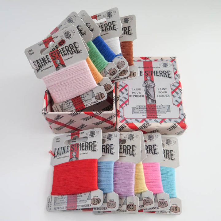 Laine St. Pierre Wool Thread Set - Spring Colors Floss - Snuggly Monkey