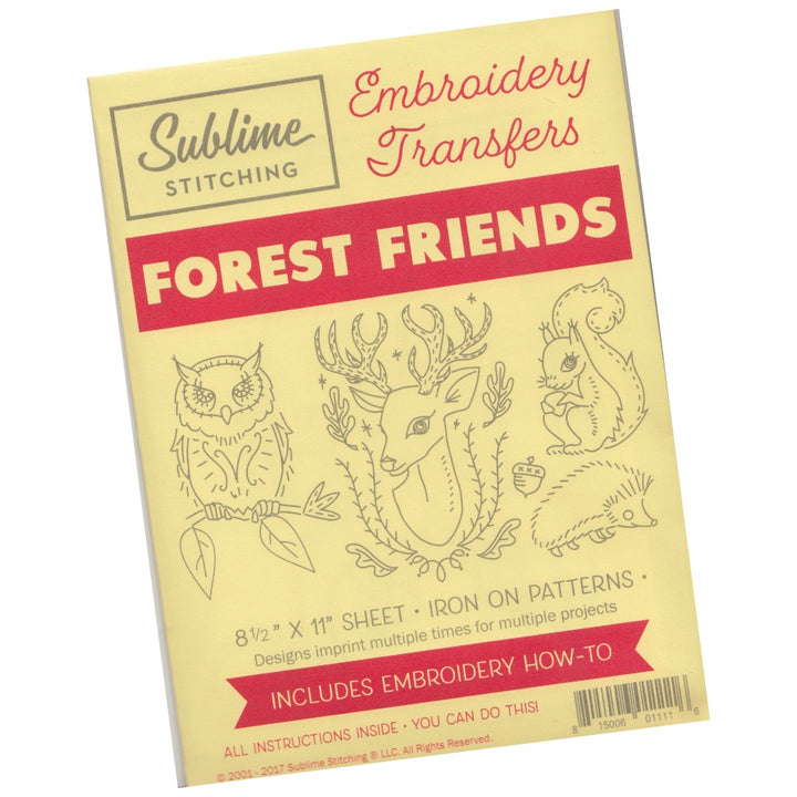 Sublime Stitching Embroidery Pattern :: Forest Friends Patterns - Snuggly Monkey