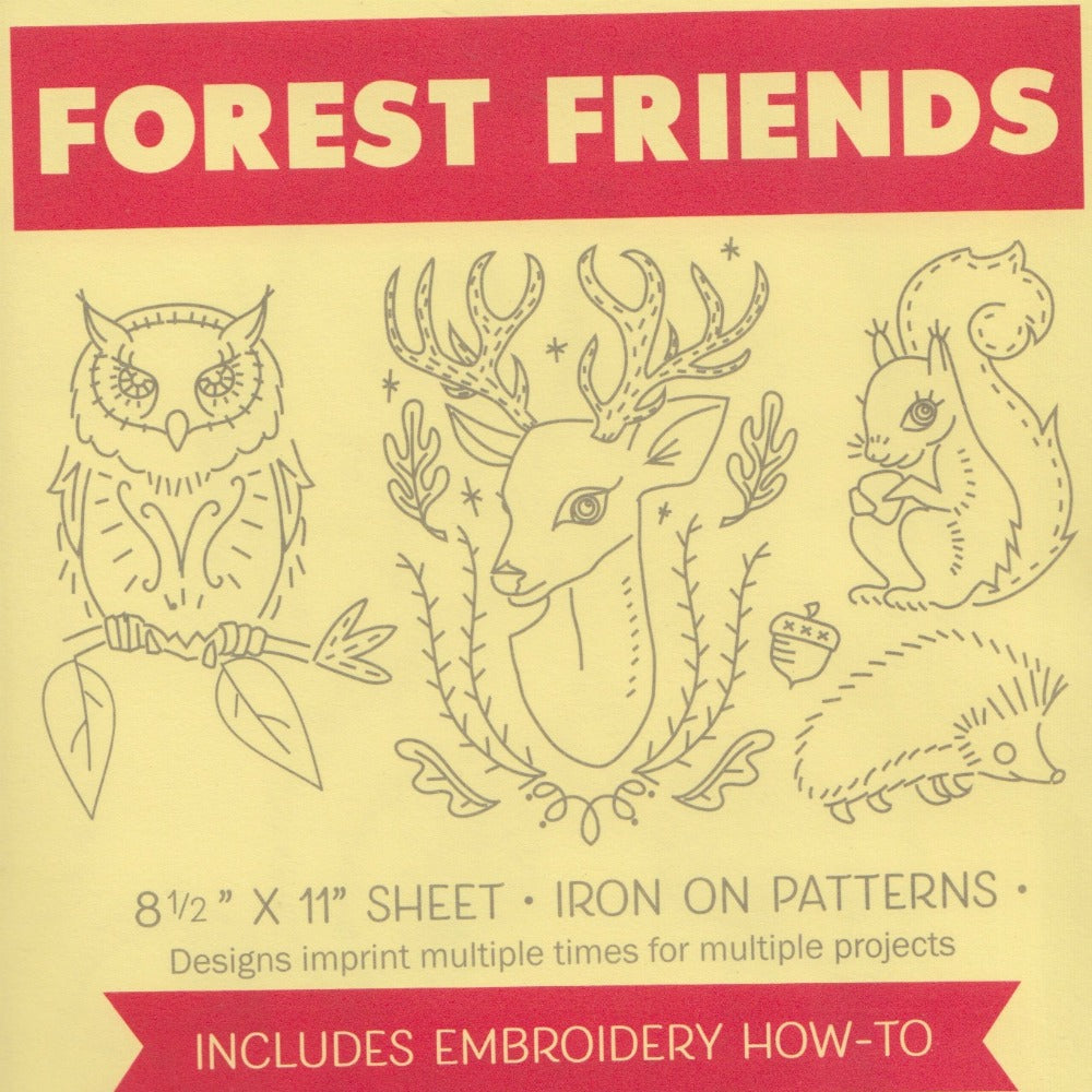 Sublime Stitching Embroidery Pattern :: Forest Friends Patterns - Snuggly Monkey