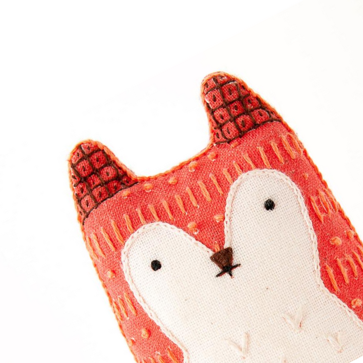 Fox Plushie Embroidery Kit by Kiriki Press Embroidery Kit - Snuggly Monkey