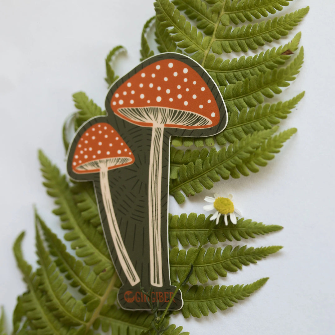 Mushrooms Vinyl Sticker