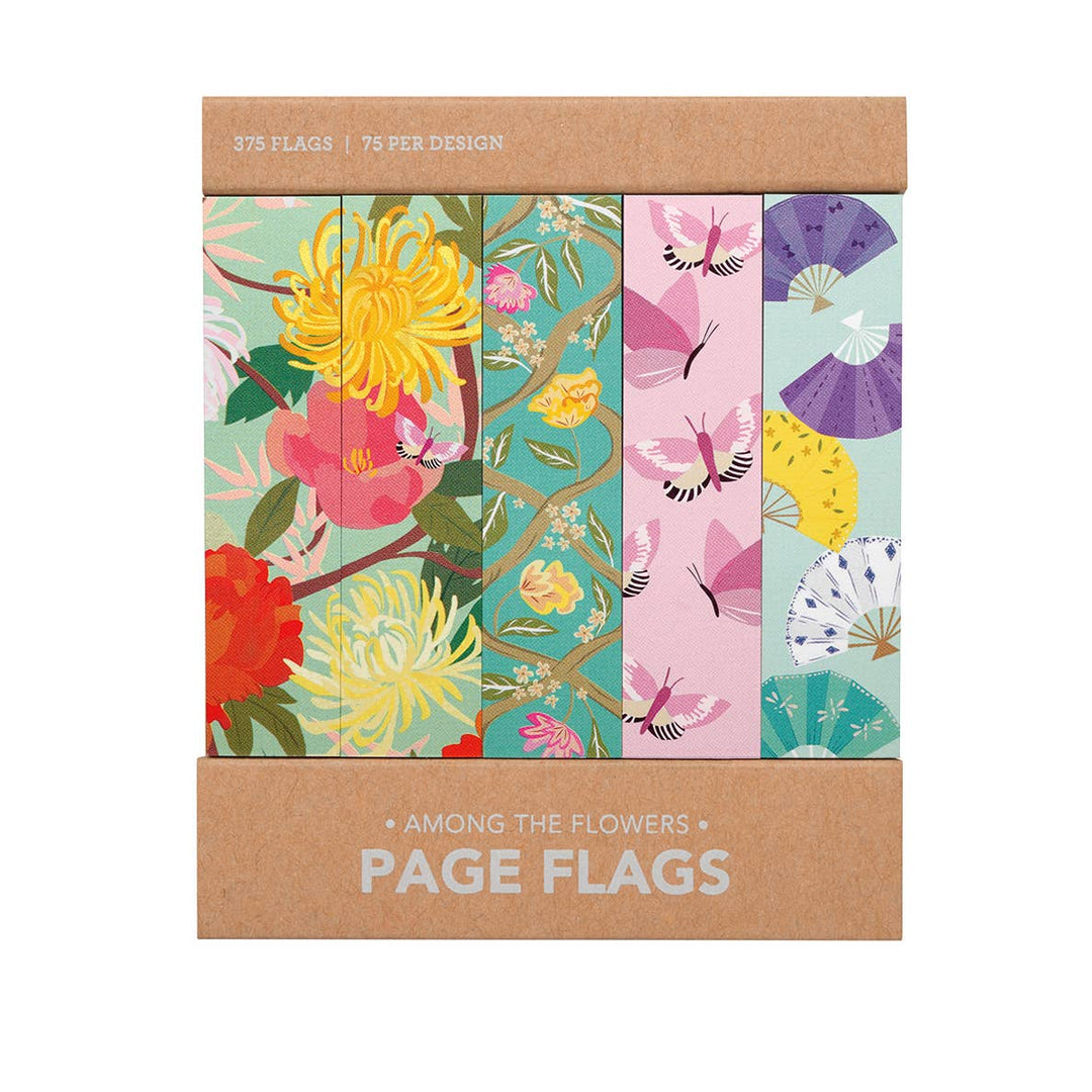 Among the Flowers Page Flags
