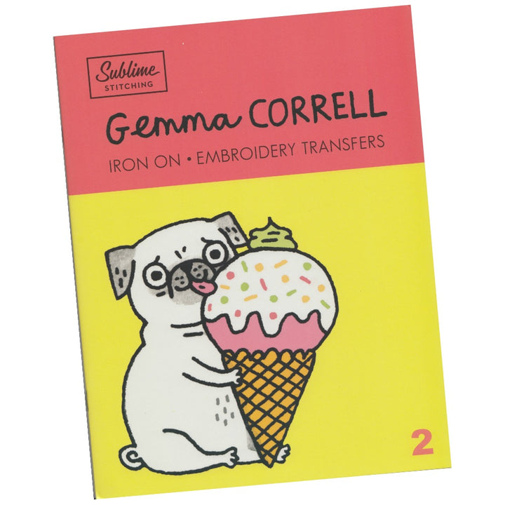 Gemma Correll Embroidery Pattern Portfolio Patterns - Snuggly Monkey