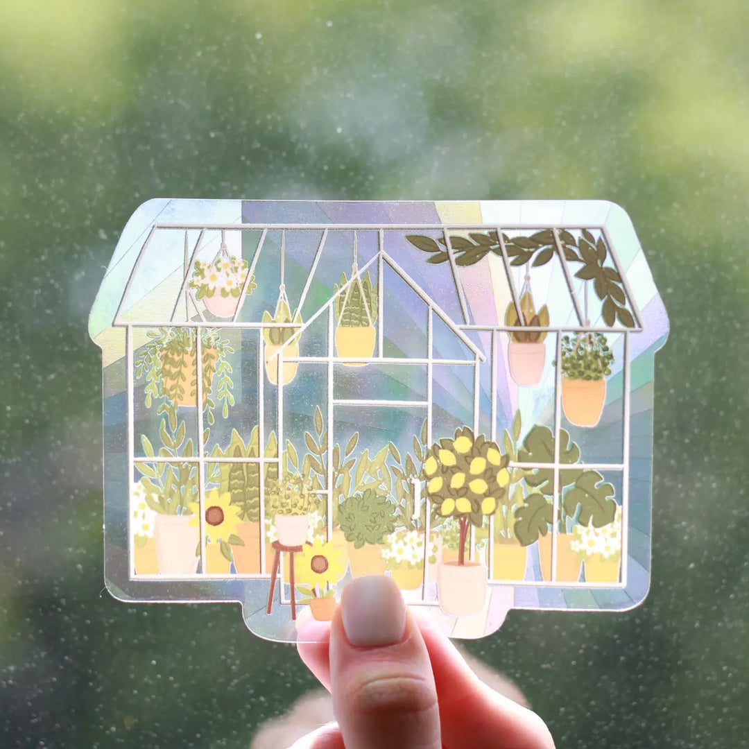 Greenhouse Suncatcher Window Sticker