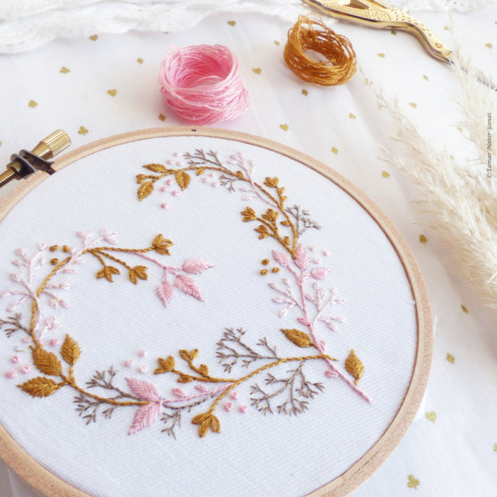 Wildflower Heart Embroidery Kit