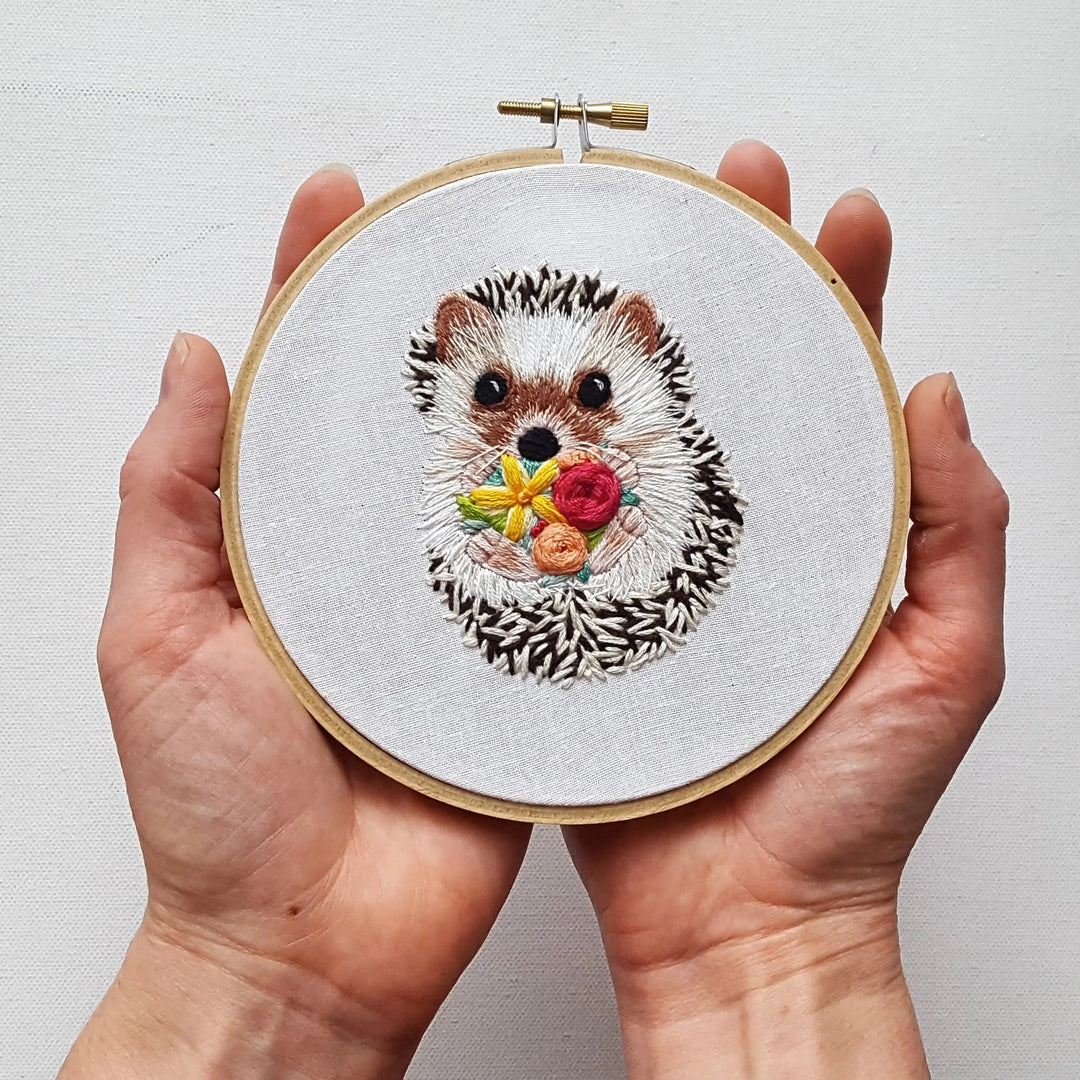 LOVE Hand Embroidery Kit – Snuggly Monkey