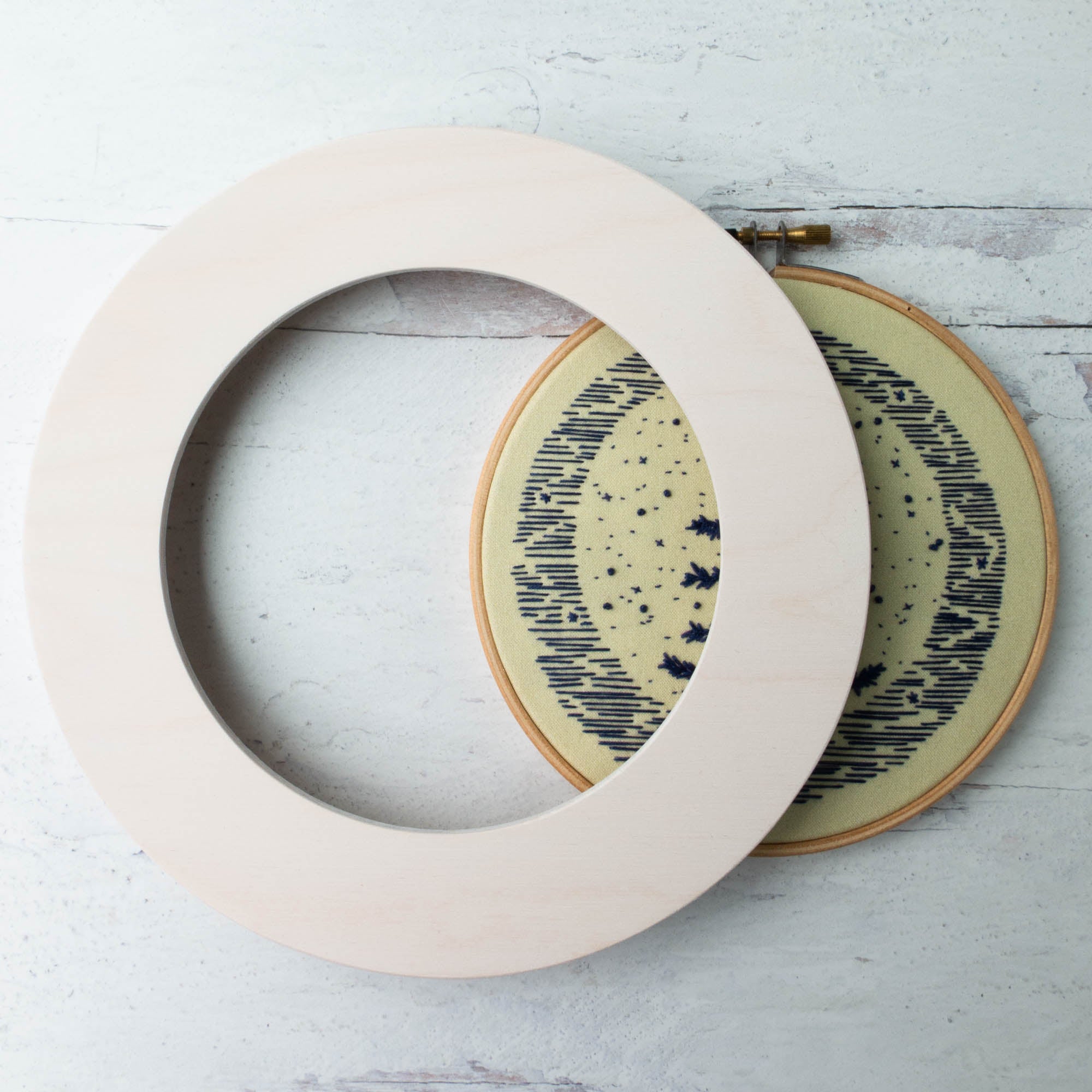 Round Embroidery Hoop Frame - 6 inch - Stitched Modern