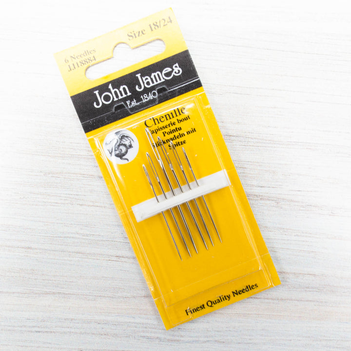 John James Chenille Needles - Size 18/24