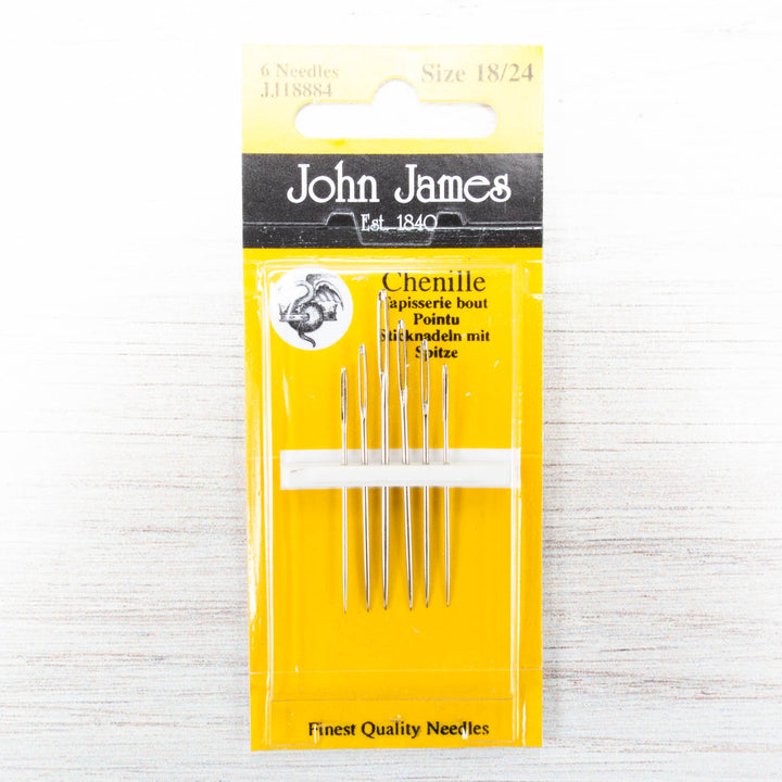 John James Chenille Needles - Size 18/24