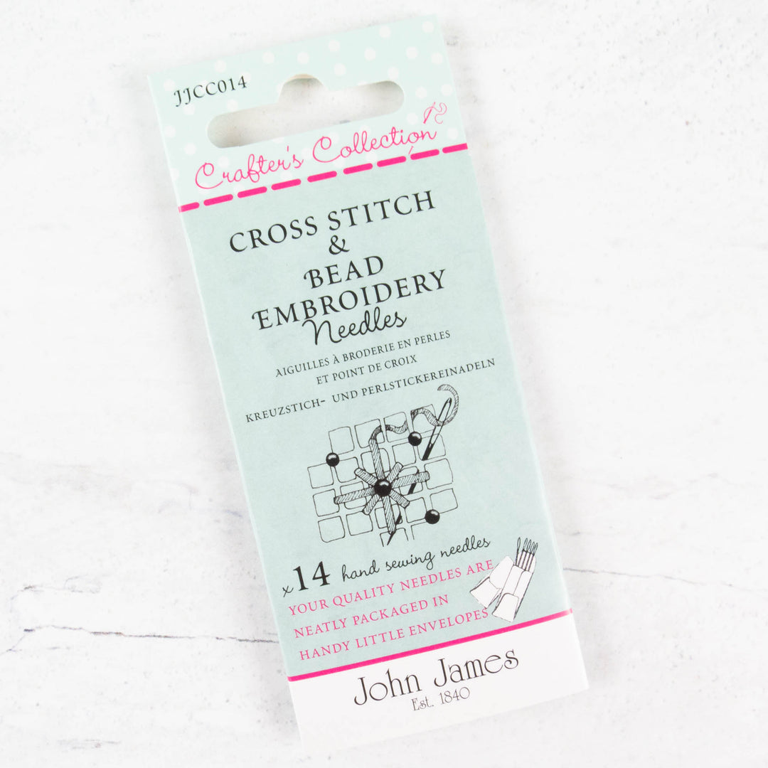 John James Crafters Collection Cross Stitch & Bead Embroidery Needles