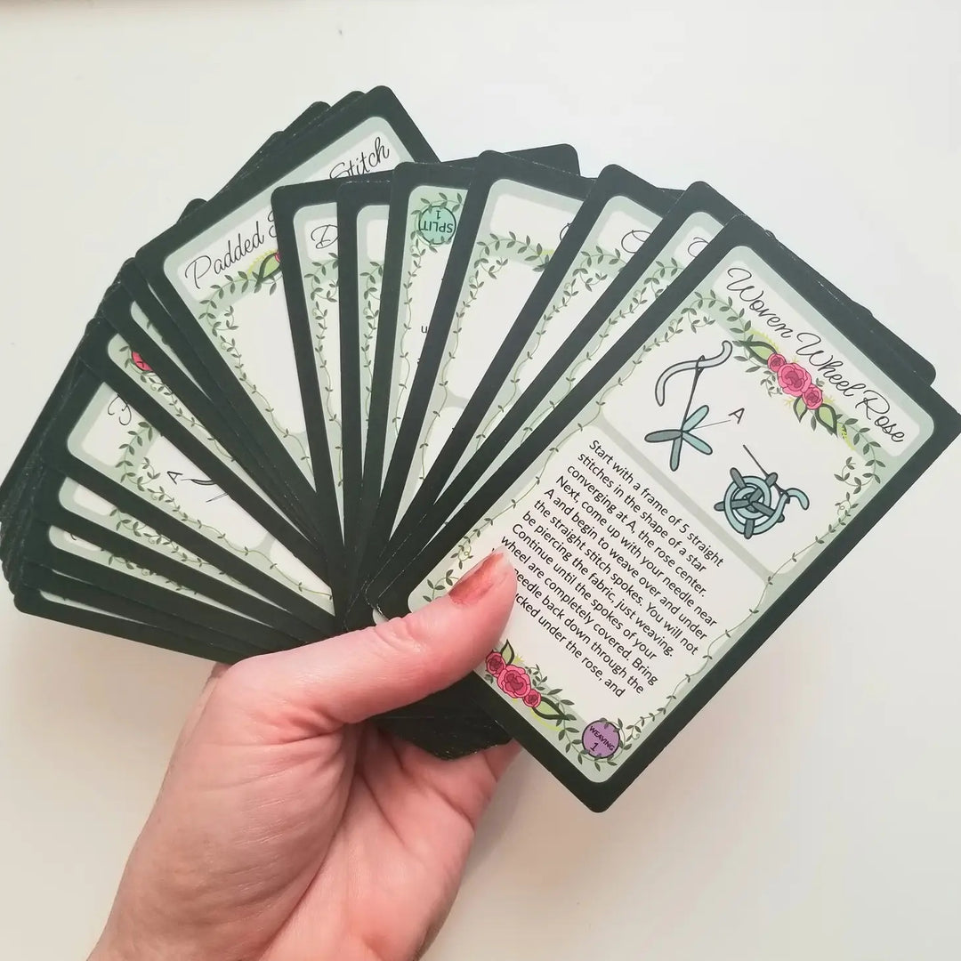 Hand Embroidery Companion Cards :: The Foundation Deck