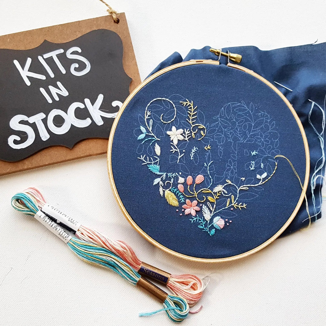 Circle of Flowers Embroidery Kit – Snuggly Monkey