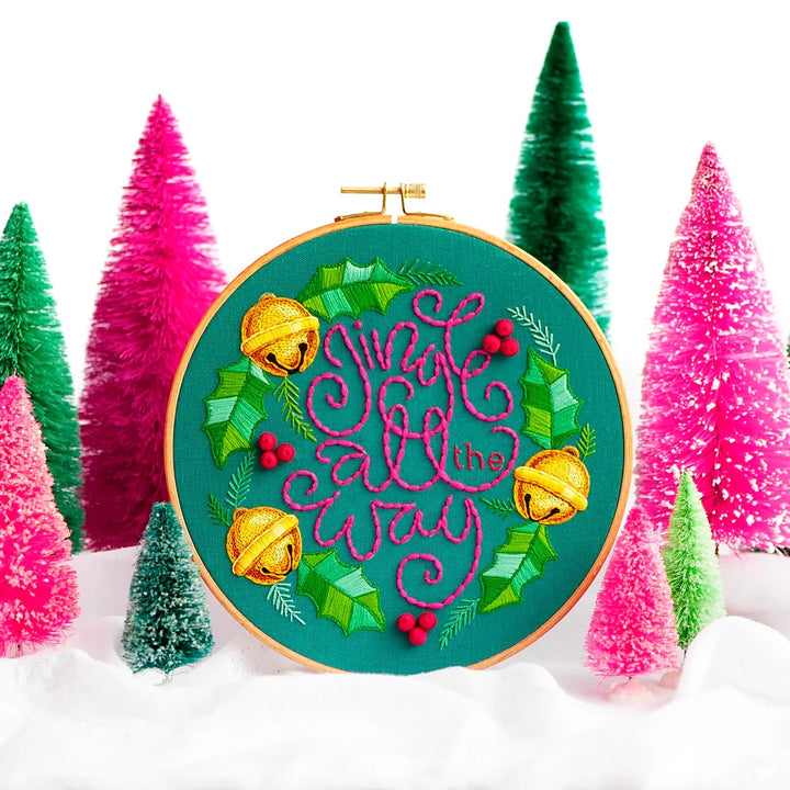 PDF PATTERN - Jingle All the Way Embroidery Pattern