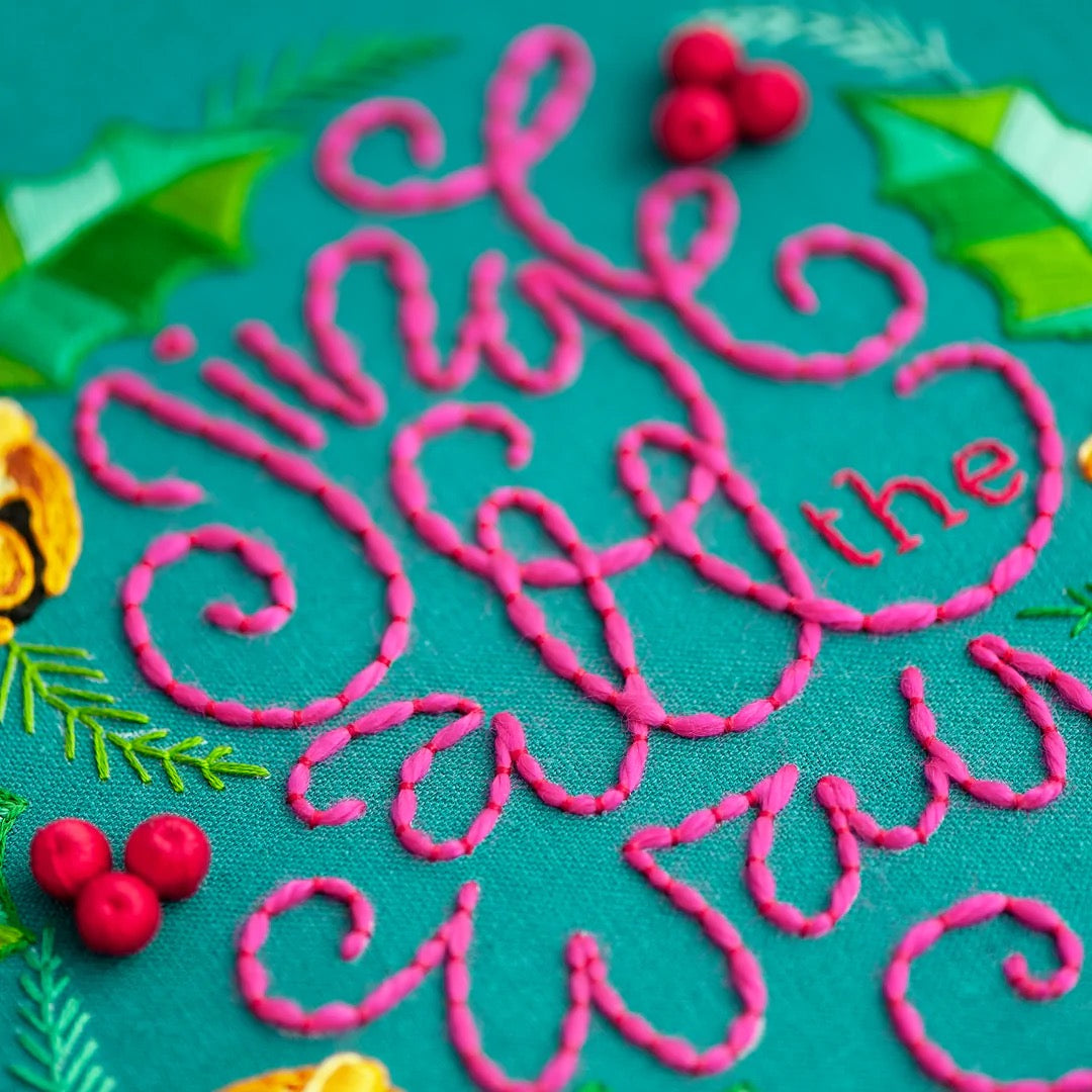 PDF PATTERN - Jingle All the Way Embroidery Pattern