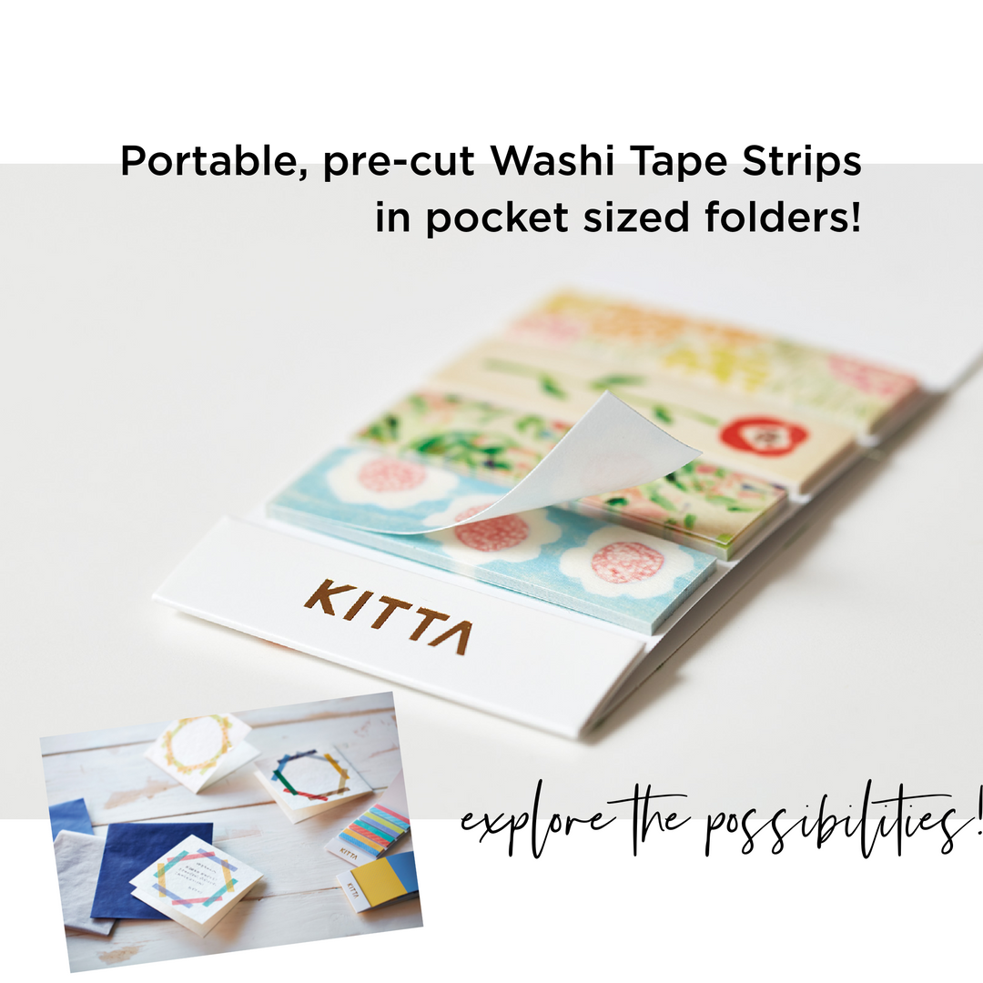 KITTA Washi Tape Tabs - Slim Festival