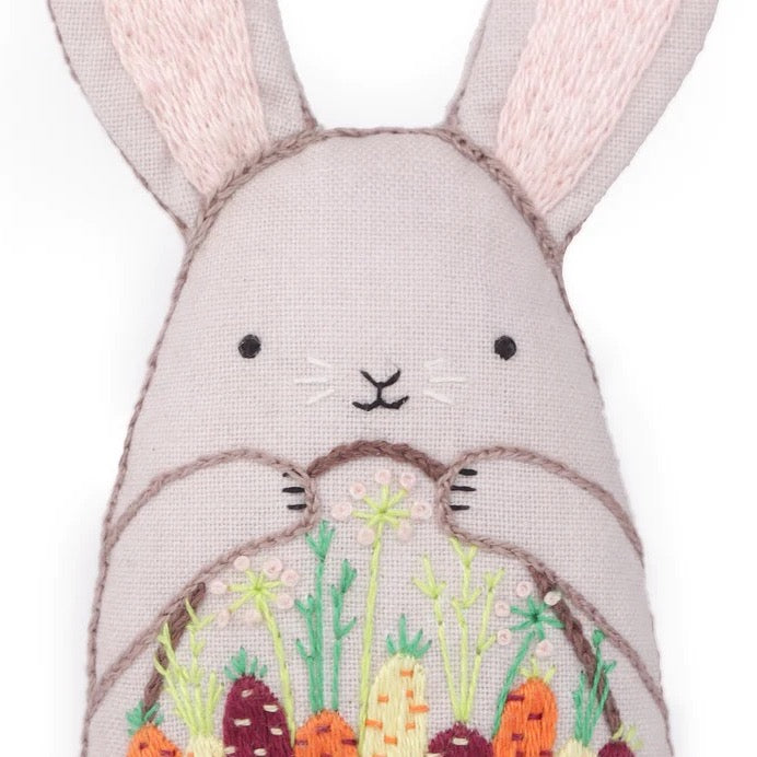 Bunny Plushie Embroidery Kit