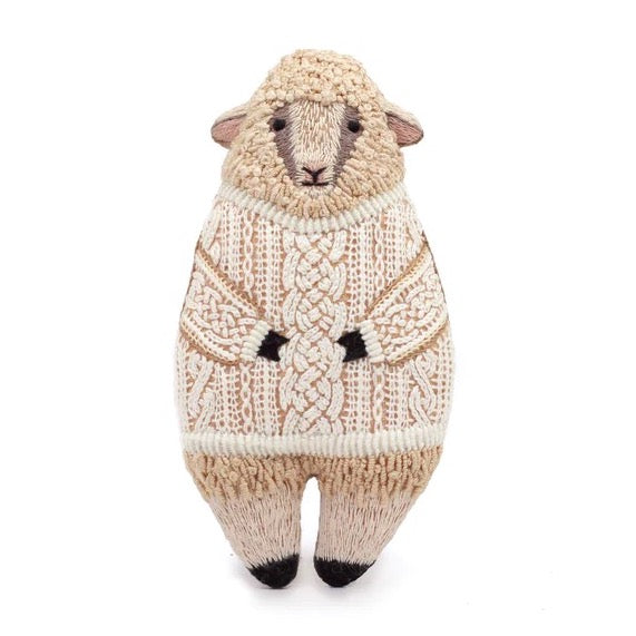 Sheep Doll Embroidery Kit