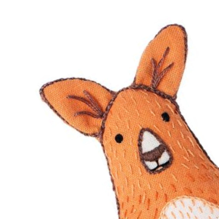 Kangaroo Plushie Embroidery Kit by Kiriki Press Embroidery Kit - Snuggly Monkey