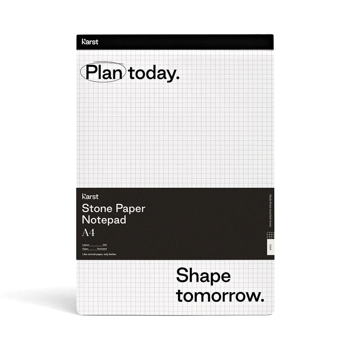 Karst Gridded Stone Paper Pad (A4)