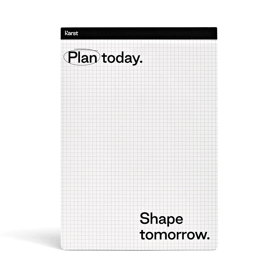 Karst Gridded Stone Paper Pad (A4)