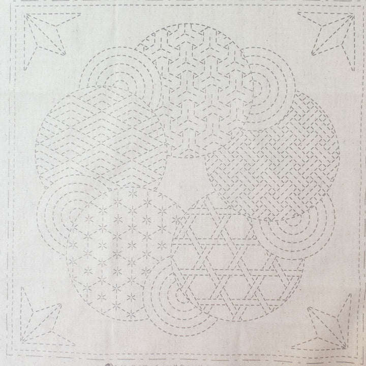 Kaza-Guruma 3 Sashiko Embroidery Sampler