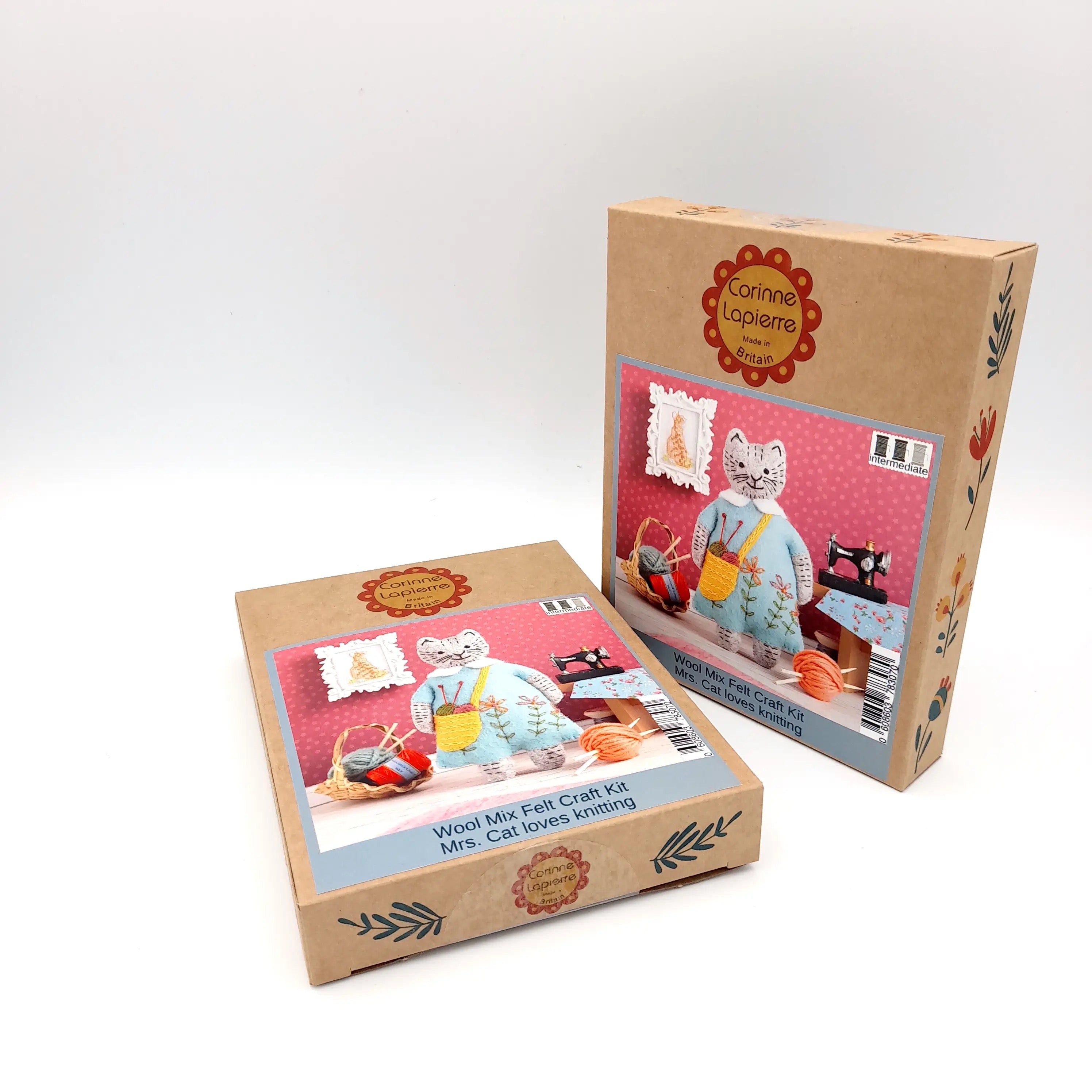 Wool Felt Embroidery Craft Kits – Snuggly Monkey