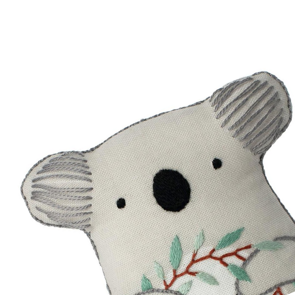 Koala Embroidery Kit by Kiriki Press Embroidery Kit - Snuggly Monkey