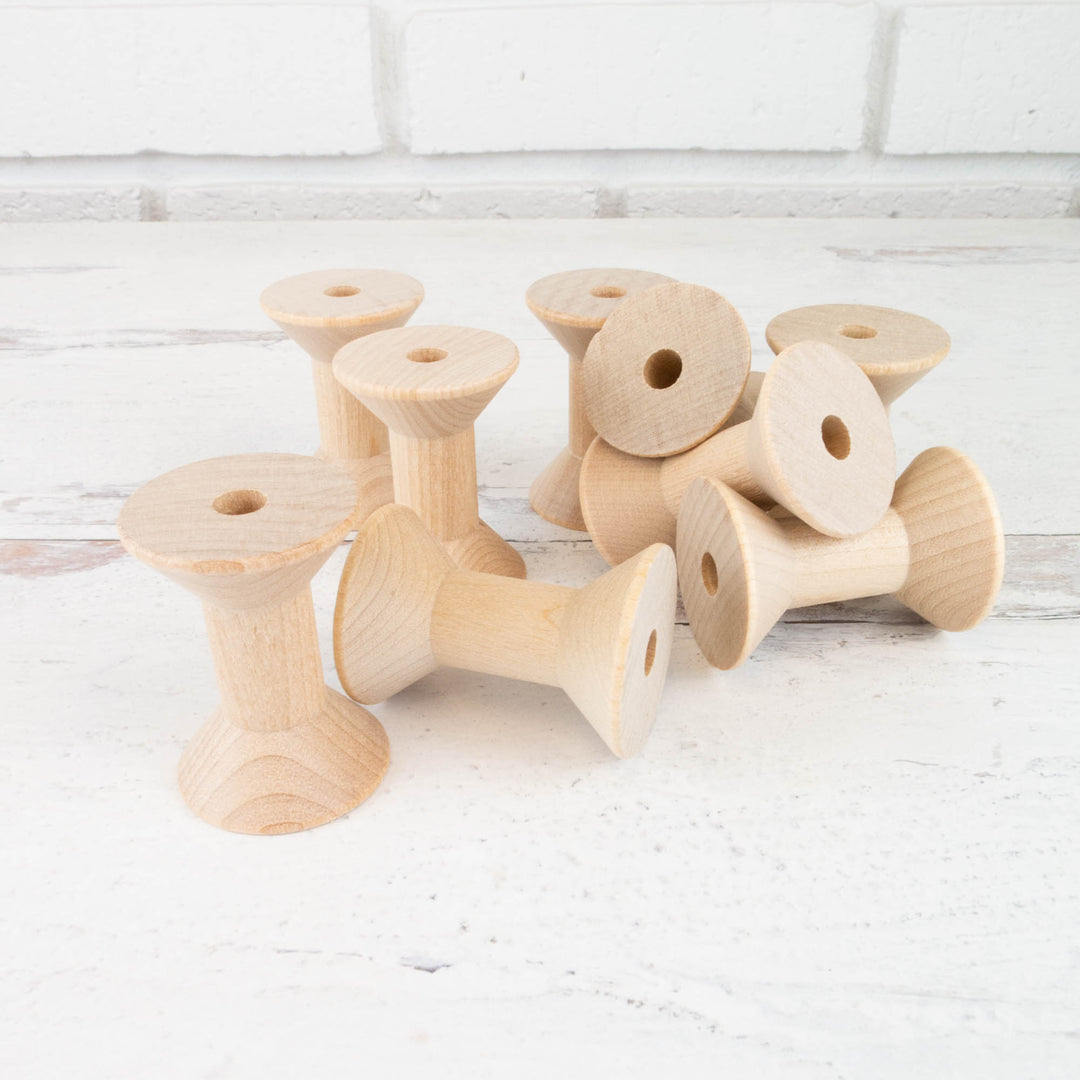 Large Wood Thread Spools – Snuggly Monkey