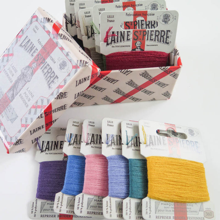 Vintage Colors Laine St. Pierre Wool Thread Set Floss - Snuggly Monkey