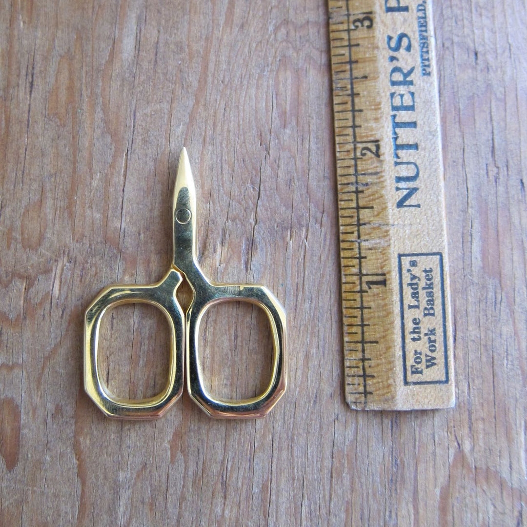 Little Gem Embroidery Scissors - Gold Scissors - Snuggly Monkey