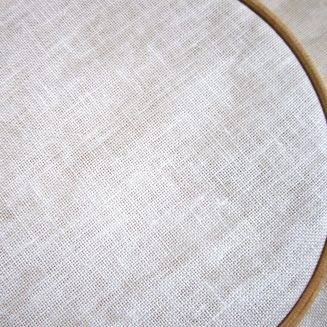 32 ct Belfast Linen - Vintage Smokey White Fabric - Snuggly Monkey