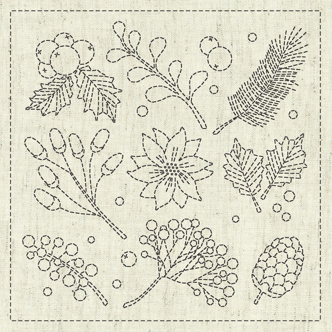 Little Gathering Sashiko Embroidery Sampler