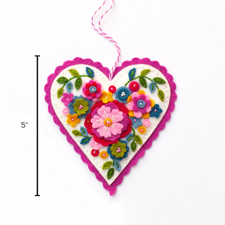 PDF PATTERN - Heart & Home Wool Felt Ornaments Pattern