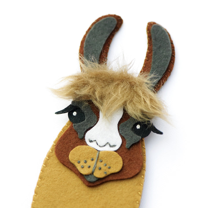 PDF PATTERN - Llama Wool Felt Ornament Pattern