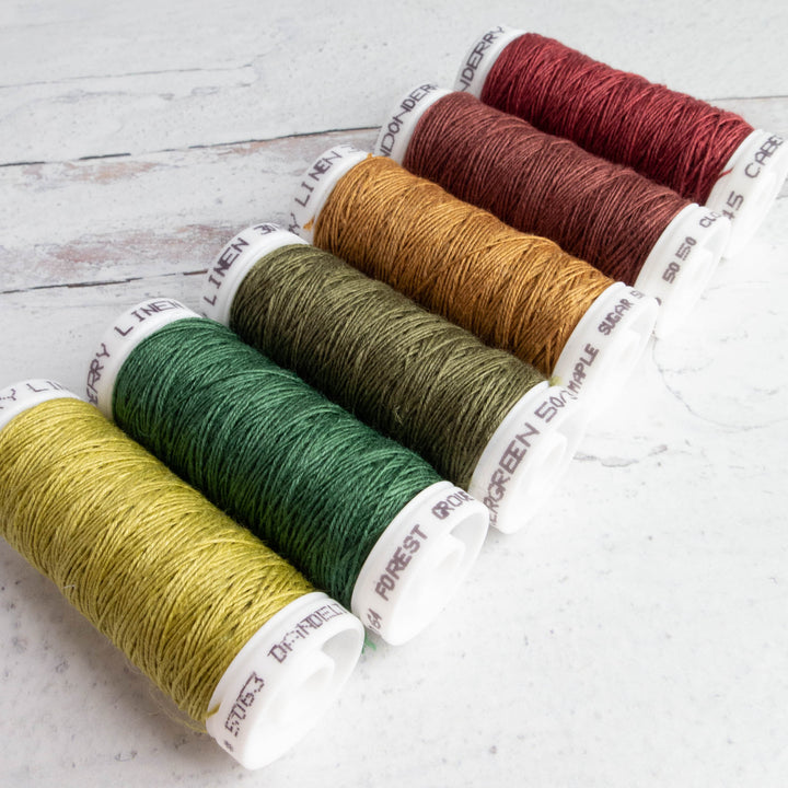 Londonderry Linen Thread (50/3) - Golden Forest Set