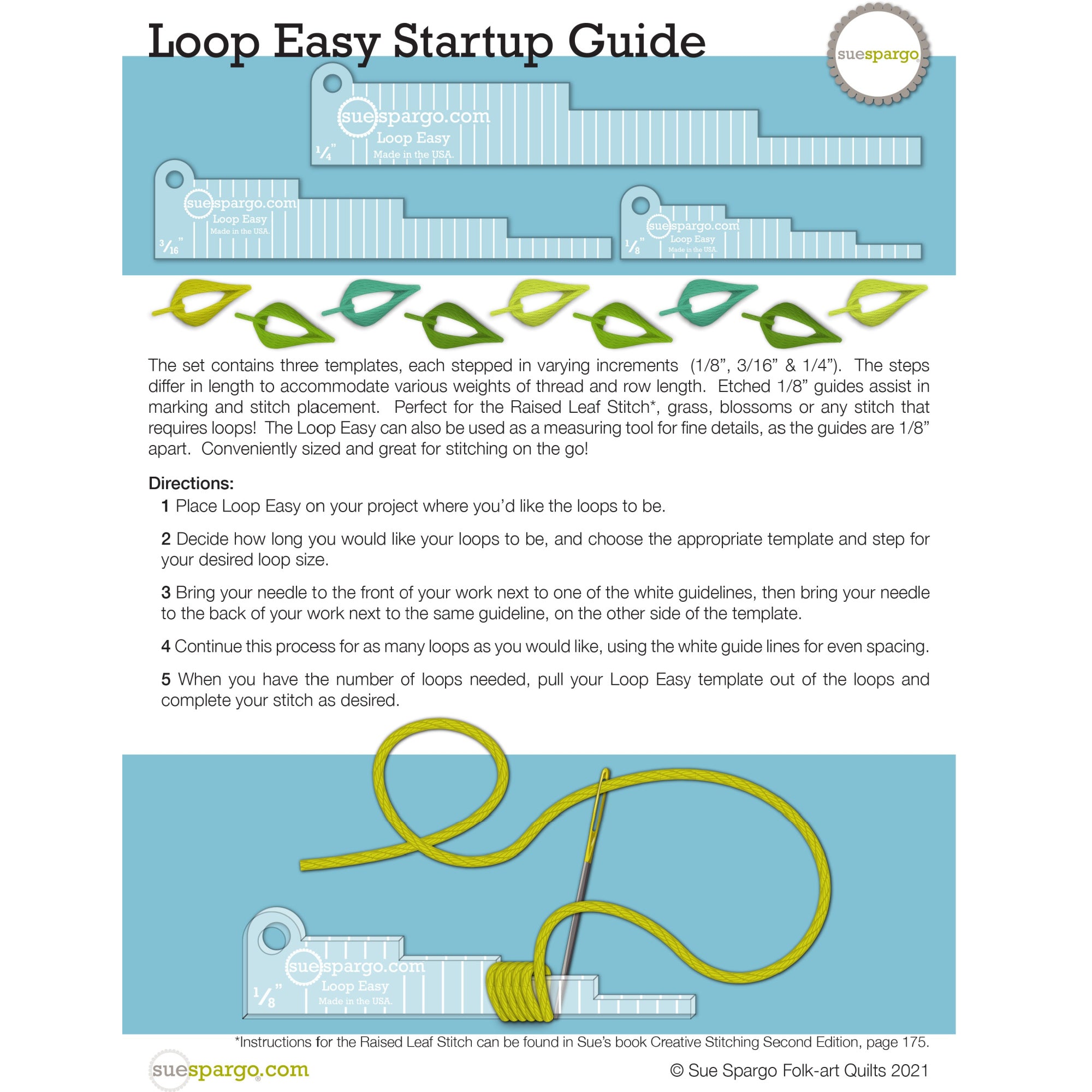Sue Spargo Loop Easy Tool – Snuggly Monkey