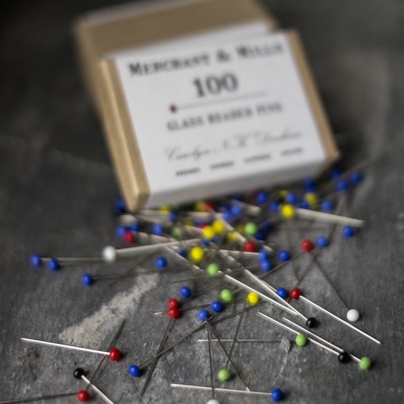 Glass Head Pins